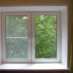 Противопожарное ПВХ окно для подъезда / серия FRM1125